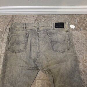 Men's Polo RALPH LAUREN Varick Slim Straight Jeans Gray Button Fly 38" x 30" #2